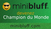 Dylan joue au Minibluff